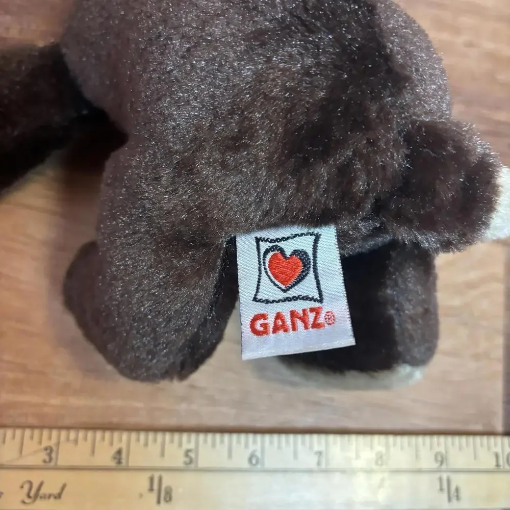 Ganz Webkinz Mocha Pup HM348 Brown Dog Plush Stuff Animal Toy No Code
